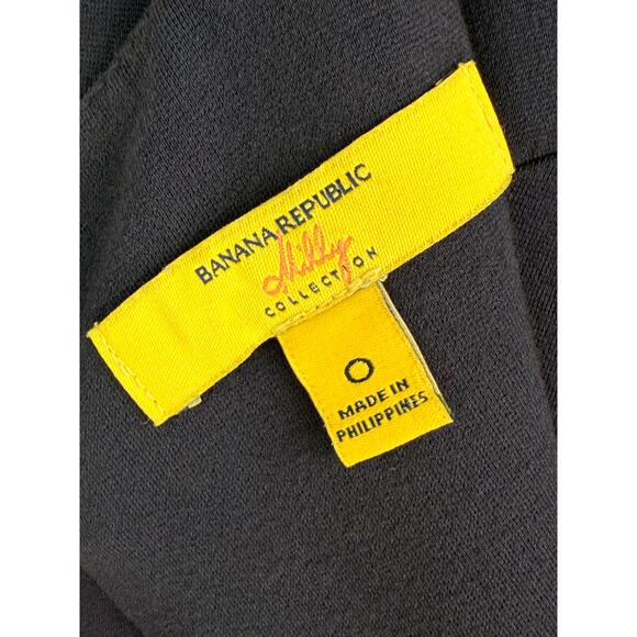 Banana Republic Ally Collection Black Sleeveless Fit Flare Dress Size 0 Pockets - Picture 8 of 9